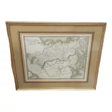 Cuadro Enmarcado Mapa Russia In Asia And Tartary. 60 X 52 Cm