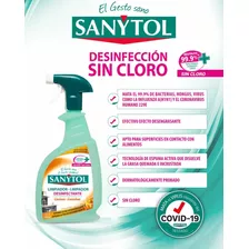 Limpiador Desengrasante Cocina Líquido Sanytol Limón 750ml