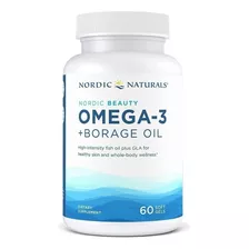 Omega-3 + Aceite De Borraja 60soft, Nordic Naturals,