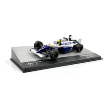 Lendas Brasileiras - Ed 41 - Williams Tw16 - Ayrton Senna Cor Azul E Branca