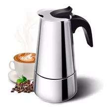 Cafetera Italiana Moderna De 6 Tazas Inox Cafe Premium Atrix