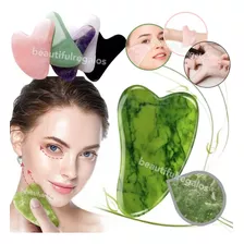 Gua Sha Masajeador Facial De Jade Corporal Manual Corazon