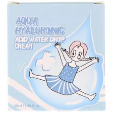 Crema Acid Water Drop Cream Elizavecca Aqua Hyaluronic Para Piel Grasa/mixta De 50ml