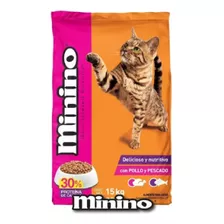 Minino Original 15kg Croqueta Alimento Gato Envio Gratis