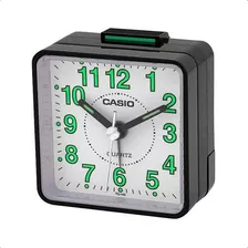 Reloj Despertador Casio Tq-140 Color Negro/blanco 1.5v