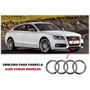 emblema Audi Series Rs !!! original!!! Trasera Plata