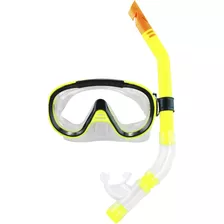 Kit Mergulho Snorkel Play - Albatroz Fishing - Opções Cores Cor Amarelo