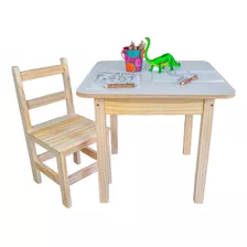 Mesa Infantil Com 1 Cadeira 