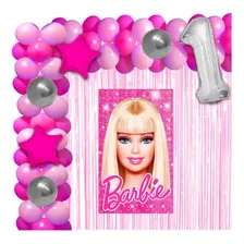 Barbie Kit Decoración Fiesta Barbie Cumple Globos Barbie