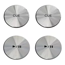 4 Capas Botão Cue Play Cdj 2000 / 2000nxs / 2000nxs2 