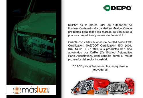 Kit Faros Delanteros Mazda B2500 98/00 Depo Foto 5