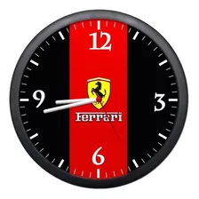Relógio Parede Ferrari Decorativo Sala Cozinha Barato Oferta