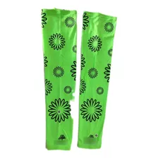 Manguito Bike Verde Neon Flor