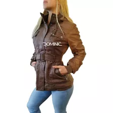 Campera Cuero E. Mujer Tmill Importada