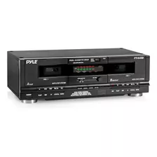 Pyleusa Dual Stereo Cassette Tape Deck-clear Audio Double Pl