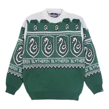 Harry Potter Slytherin Sweater This Is Feliz Navidad