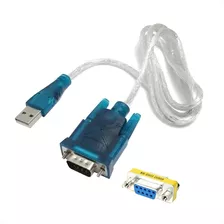 Cable Adaptador Usb A Serial Rs232 O Db9 + Cambio De Género