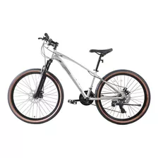 Bicicleta De Montaña Rodada 26', 24 Veloc., Raia-taen, Gris Color Gris Claro Tamaño Del Cuadro Unitalla