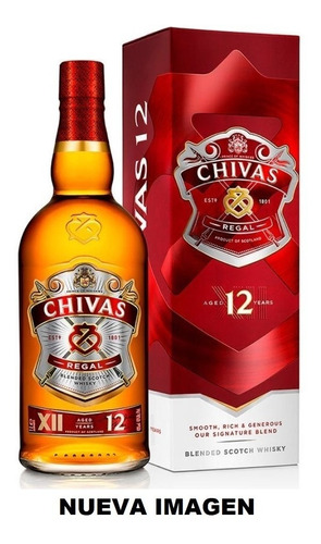 Whisky Chivas Regal 12 Años 750cc