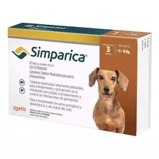 Antipulgas Antigarrapas Simparica 5-10 Kg Caja X3 Original