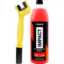 Escova Limpa Corrente Moto + Impact 1,5l Vonixx