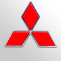 Adecuado Para Logotipo De Coche Mitsubishi 5d Led11,8x10,2cm Mitsubishi 