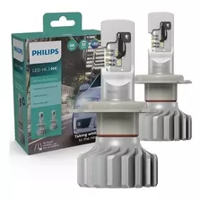 Par Lâmpada Philips Original H4 +160% Ultinon Led 6200k 