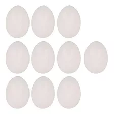 Bqlzr Premium Blanco Sólido Truco De Plástico Huevos Huevos 