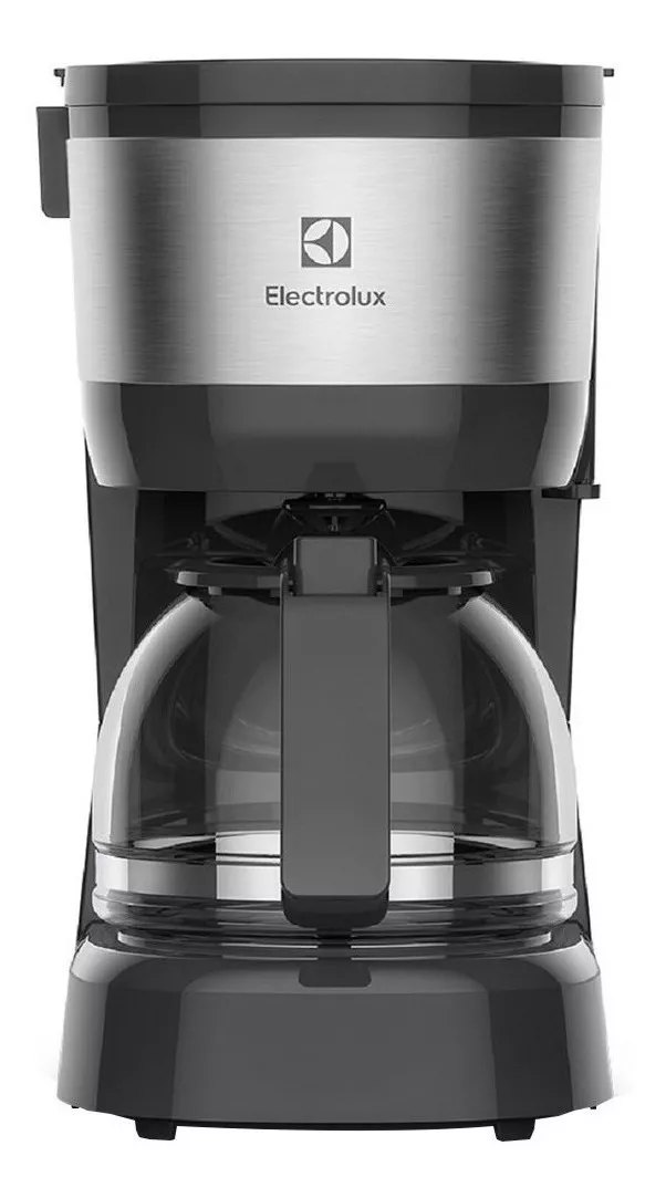 Cafeteira Electrolux Efficient Ecm10 Semi Automática Preta E Prateada De Filtro 127v
