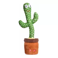 Cactus Bailarín 34 Cms Musical Juguete Repetidor De Voz Bebe