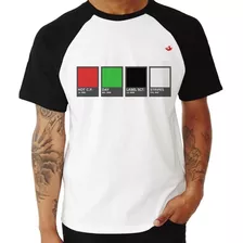 Camiseta Raglan Music Color Guide Camisa