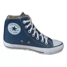 Bota Allstar Converse Tela Jean Original + Medias Lupo