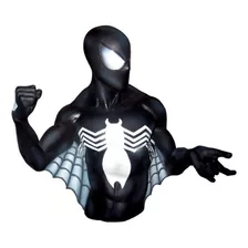 Traje Negro Marvel Spider-man Busto Banco.