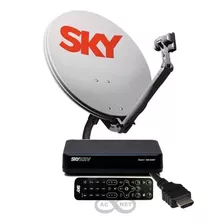 Antena Parabólica Sky Conforto 60 Cm Com 1 Aparelho Em Hd