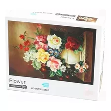 Puzzle Funny Land 1000 Piezas Flores Florero Flower Ft316