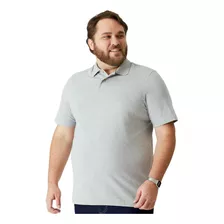 Camiseta Polo Plus Size Masculina Malwee Original Algodão
