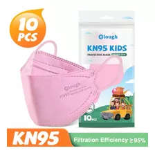 10 Pzas Cubrebocas Cubre Bocas Kn95 Infantil Niñas Y Niños 