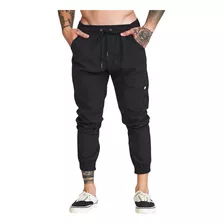 Calça Masculina Elastano Jogger Tactel Academia Esportes Top