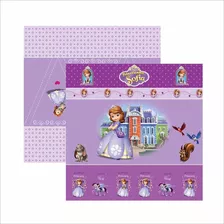 Folha Scrapbook Dupla Face Disney Princesinha Sofia Ref19342