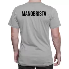 Camiseta Manobrista Camisa Uniforme Job Trabalho Poliéster