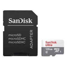 Cartão De Memória Micro Sd 128gb C/ Adaptador Sdsqunr Gn3ma