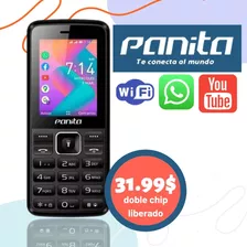 Teléfono Inteligente Panita Dual Sim Con Wifi Y Whatsapp 