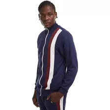 Jaqueta Bomber Sport Brohood Moletom Azul Marinho