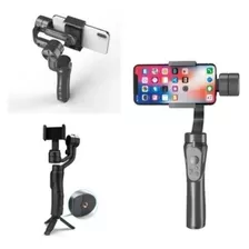 Estabilizador 3 Axis Gimbal Handheld 3 Ejes Trípode Celular Color Negro