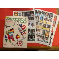 Album Mundial Mexico 1986 Completo Láminas Recortar - Pegar