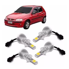 Kit Super Led Celta 2000 2001 2002 2003 Farol E Milha 6000k