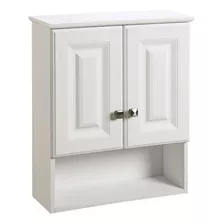 597310 Mueble De Pared Para Baño, 2 Puertas, 1 Estante, 22 P