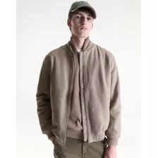 Campera Bomber Beige Equus Lucerna De Hombre