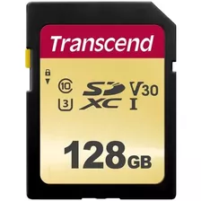 Memoria Transcend 128gb 500s Uhs-i Sdxc Extreme Reforzada