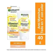 Tratamiento Hidratante Anti-manchas Tono Claro Garnier Fps50